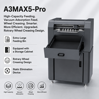 Máquina de corte y troquelado Skycut para múltiples materiales (PVC, PET, vinilo) con sistema de alimentación por absorción y función de hendido