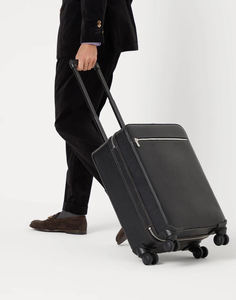 מזוודת עור מותאם אישית מטען תא מאורגן עם תיק אחסון לגברים - Product Image 4