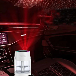 เครื่องเพิ่มความชื้นในอากาศแบบพกพาขนาดเล็ก 280 มล. จากอี้อู ใช้ได้กับรถยนต์ สำนักงาน และบ้าน เชื่อมต่อผ่าน USB พร้อมไฟสตาร์ทอัพ ใช้เป็นเครื่องกระจายกลิ่นหอมในรถยนต์ - Product Image 1