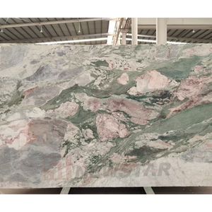 Dalles <span class=keywords><strong>de</strong></span> marbre vert rose <span class=keywords><strong>de</strong></span> luxe, comptoirs muraux, revêtements <span class=keywords><strong>de</strong></span> sol, revêtements muraux, dalles - Product Image 2