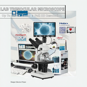กล้องจุลทรรศน์ชีวภาพแบบ Trinocular รุ่น Deetin TW30-A3TV พร้อมไฟ LED กำลังขยาย 5000 เท่า ความละเอียดกล้อง 1920x1080 สำหรับใช้ในห้องปฏิบัติการ - Product Image 2