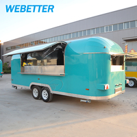 Remorque alimentaire de bar à cocktails mobile en Chine Remorques de rue légale moderne Camion de nourriture boisson mobile Magasin d'alimentation avec salle de bain