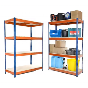 Nouveaux produits explosifs : rayonnage de stockage d'entrepôt léger à 5 niveaux en acier, sans boulons, protection contre la corrosion, logo personnalisé - Product Image 4