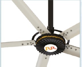 Nuevos Ventiladores HVLS de Alta Velocidad y Bajo Volumen con Motor de Corriente Alterna y Construcción Metálica (de 8 a 27 pies) para Uso Comercial e Industrial - Product Image 2