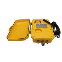 Boîtier de téléphone industriel robuste et étanche IP66 pour extérieur, avec haut-parleur en option, couleur personnalisable, le plus vendu