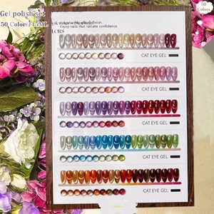 ชุดยาทาเล็บเจลยูวีแบบตาแมวฝรั่งเศส 50 สี ปลอดสารพิษ ติดทนนาน สำหรับมืออาชีพ ใช้ในร้านทำเล็บ - Product Image 1
