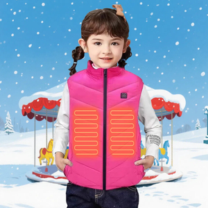 <span class=keywords><strong>Chaleco</strong></span> de invierno con carga USB inteligente <span class=keywords><strong>para</strong></span> niños y niñas, <span class=keywords><strong>chaleco</strong></span> térmico <span class=keywords><strong>para</strong></span> niños con calefacción por batería, <span class=keywords><strong>chaleco</strong></span> cómodo y cálido - Product Image 1