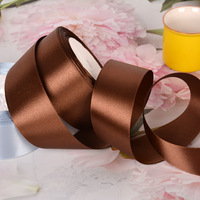 Rubans en satin double face gaufré couleur unie de 4 cm pour dossier de chaise de mariage et bouquets de fleurs – Fournisseur Hanfan