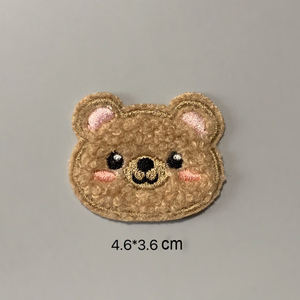 Patchs d'ours en chenille mignons avec support en fer articles de <span class=keywords><strong>mercerie</strong></span> patchs décorations patchs brodés personnalisés pour vêtements - Product Image 2