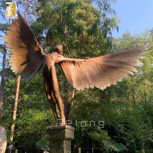 Scultura Moderna in Bronzo di Grandi Dimensioni '<span class=keywords><strong>Ali</strong></span> <span class=keywords><strong>della</strong></span> Libertà' di RELONG per Decorazione Esterna - Product Image 6