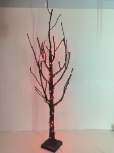 Decoración navideña brillante, 24 luces Led para árbol de abedul, luz blanca cálida, árbol de ramita, Luces de decoración de mesa con pilas - Product Image 3