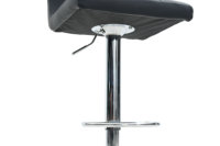 Tabourets de bar pivotants à hauteur réglable avec cadre en métal au design moderne en PVC pour la maison, la cuisine, les repas, le salon et l'hôtel.