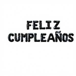 Globo Negro de 45 cm de Feliz Cumpleaños, Decoraciones de Fiesta de Aluminio, Guirnalda de Corazones y Estrellas de Helio, Impresión Animada DIY, Fiesta de Graduación - Product Image 1