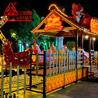 Manège de fête foraine : Mini-roller coaster familial pour enfants