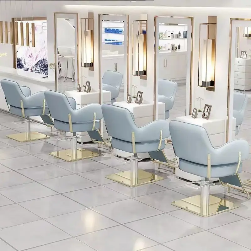 Muebles de salón de belleza equipo de peluquería comercial Silla de pelo chaise Salon de coiffure Silla de barbería profesional