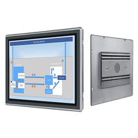 PC industriel 21,5 pouces, Intel Core I3/I5/I7, IP65, étanche, PoE, écran tactile, ordinateur robuste sans ventilateur, en stock