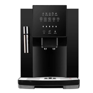 Cafetera Comercial 4 en 1 Totalmente Automática, Cafetera Espresso Automática para el Hogar con Molinillo de Granos - Product Image 1
