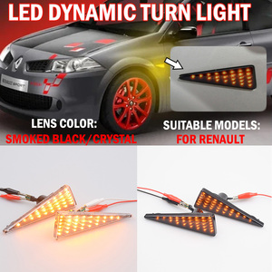 Luces indicadoras de <span class=keywords><strong>señal</strong></span> de giro <span class=keywords><strong>lateral</strong></span> para coche, 1 par, para Renault Avantime Espace MK4 Megane MK2 CC Scenic - Product Image 6