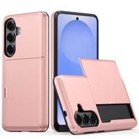 Étui de téléphone Slim Armor pour Samsung Galaxy A18 A17 A16 A37 A36 A56 A57 S26 FE S25 Edge S24 Plus S23 S22 Ultra avec fente pour carte