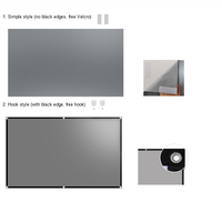 Salange — écran de projecteur 4K pliable, étanche HD, Anti-lumière, Portable, cinéma à domicile en extérieur et en intérieur, 16:9