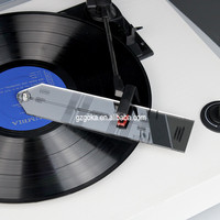 Goka Fabrikant R36c Lp Vinyl Record Draaitafel Snelheidstest Schijf Checker Acryl Cartridge Uitlijning Gratractor (Spiegeloppervlak)
