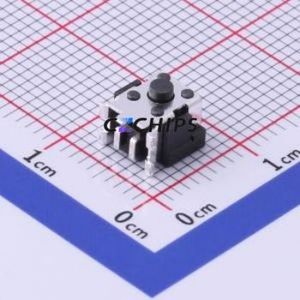 GT-TC185B-H038-L1 Tactile Switch SMD Switch Single Pole Single Throw Round Button 2.5N Horizontal Mount - Product Image 1