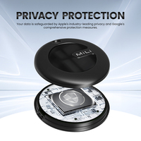 Localizador GPS Inteligente MiLi MiTag Compatible con Apple Find My y Google Find My Device, Sistema Dual, Resistente al Agua IP65, Regalo, Etiqueta de Seguimiento para Llaves y Equipaje