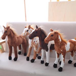 Simulation Cheval Jouets Réaliste Cheval Animal En Peluche Jouet Cheval De Sueur Poupée Cadeau D'anniversaire Fille - Product Image 2