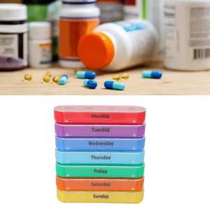 Caja de almacenamiento de pastillas de 7 días, gran oferta, 2 semanas, plástico de alta calidad, 28 compartimentos, organizador de pastillas, caja de pastillas de plástico - Product Image 5