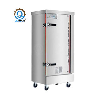 QDMECH fabbrica offerta commerciale a Gas piroscafo per riso macchina 12 vassoio professionale a vapore per riso a Gas - Product Image 1