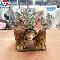 Dinosaure Ankylosaurus Animatronique de Haute Qualité, Taille Réelle, Réaliste, Étanche, Personnalisé, Jurassic Park, à Vendre