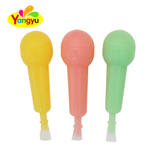 Caramelos de Gelatina Suave con Sabor a Frutas en Forma de Micrófono, OEM ODM, Surtidos en Frasco, Etiqueta Privada Personalizada - Product Image 3
