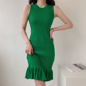 green emerald velvet dress Rihoas Square Neck Sweater Mini Dress for Women, White / S