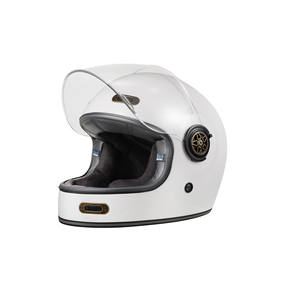 Casque Intégral Carburo Retro' Ce Glossy White M - Product Image 5