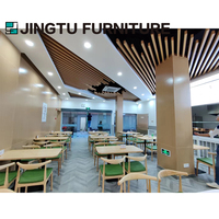 Solution complète de mobilier de cantine : banquette personnalisable, tables et chaises de salle à manger, pour écoles, restaurants, usage commercial, fourniture OEM