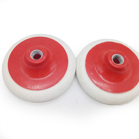 Disques de polissage en feutre de laine personnalisables OEM en gros pour le polissage des voitures, carrosseries de voitures, matériau 100% laine, grain abrasif fin 150-200