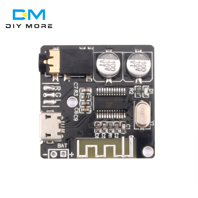 Wireless 5.0 MP3 Decoder Board Lossless MP3 Decoding Audio Receiver Board Wireless Stereo with Battery Charging for Car Speaker