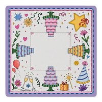 Tapis de table de mahjong de haute qualité style « Cake Party » ; Fabriqué en néoprène pour l'isolation acoustique et la réduction du bruit.