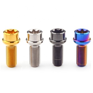 Titst 10.9 lớp gr.5 Titan bánh xe trung tâm bu lông m14x1.5x28-45mm Torx ổ cắm 60 độ nón ghế giả mạo Titan <span class=keywords><strong>Lug</strong></span> bu lông - Product Image 1