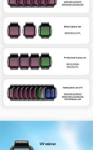 เลนส์ขยายโปรเลนส์มุมกว้าง CPL <span class=keywords><strong>ND</strong></span> ป้องกันความเสียหายแสงอุปกรณ์เสริมโดรนฟิล์ม OSM - Product Image 5