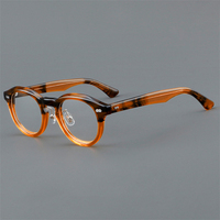 Nouveauté Lunettes de vue rétro en acétate pour femmes Lunettes de vue de haute qualité pour hommes Possibilité de verres sur ordonnance