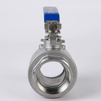 Válvulas de Bola de Acero al Carbono de Alta Resistencia Xibaisi, Conexión Roscada para Servicio de Agua a Alta Temperatura DN15-DN100