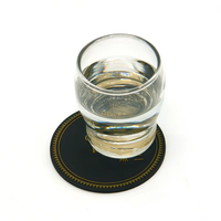 Sous-verre personnalisé 10*0.4cm en silicone/PVC/caoutchouc 3D, moderne, écologique, imperméable, lavable, souple, pour tasses et tables JuOu