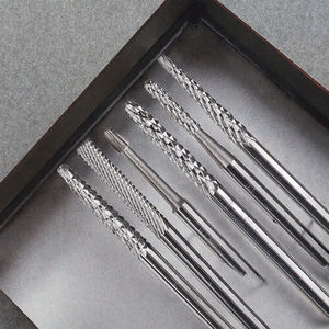 Fraise à ongles professionnelle de luxe en acier tungstène avec logo personnalisé, fraise à cuticules en carbure, lime électrique pour manucure, outil de fraisage - Product Image 3