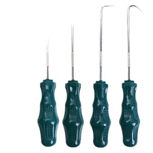 4 Piece Oil Seal Hook Set Steel Automotive Repair Tool For Sealing Ring Removal And Installation - Product Image 1
