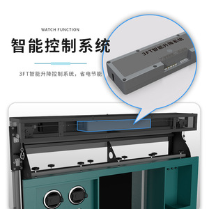 Fingerprint Remote Unlock Wardrobe Lifting System Electric <b>Storage</b> <b>Box</b> 30M Range Modern Design - Product Image 4