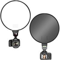 Kasin estudio de fotografía Softbox LED luz suave Lightsphere para DSLR Cámara Foto fondo 30cm blanco con negro