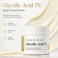 Crème éclaircissante à l'acide glycolique en gros OEM ODM, correcteur de taches brunes, hydratant pour peaux noires, jaunes, sèches et sujettes à l'acné, marque privée