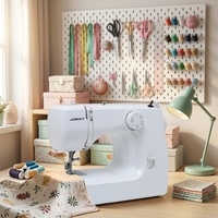 Máquina de Coser Doméstica Portátil Mini JK1216 Jukky, Marca en Oferta, con Mesa de Extensión, Mesin Jahit Rumah Tangga