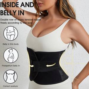 Carpeta de soporte Abdominal posparto Transpirable Post OP Carpeta Abdominal <span class=keywords><strong>Tummy</strong></span> Tuck Compresión Recuperación posparto Banda para el vientre - Product Image 4